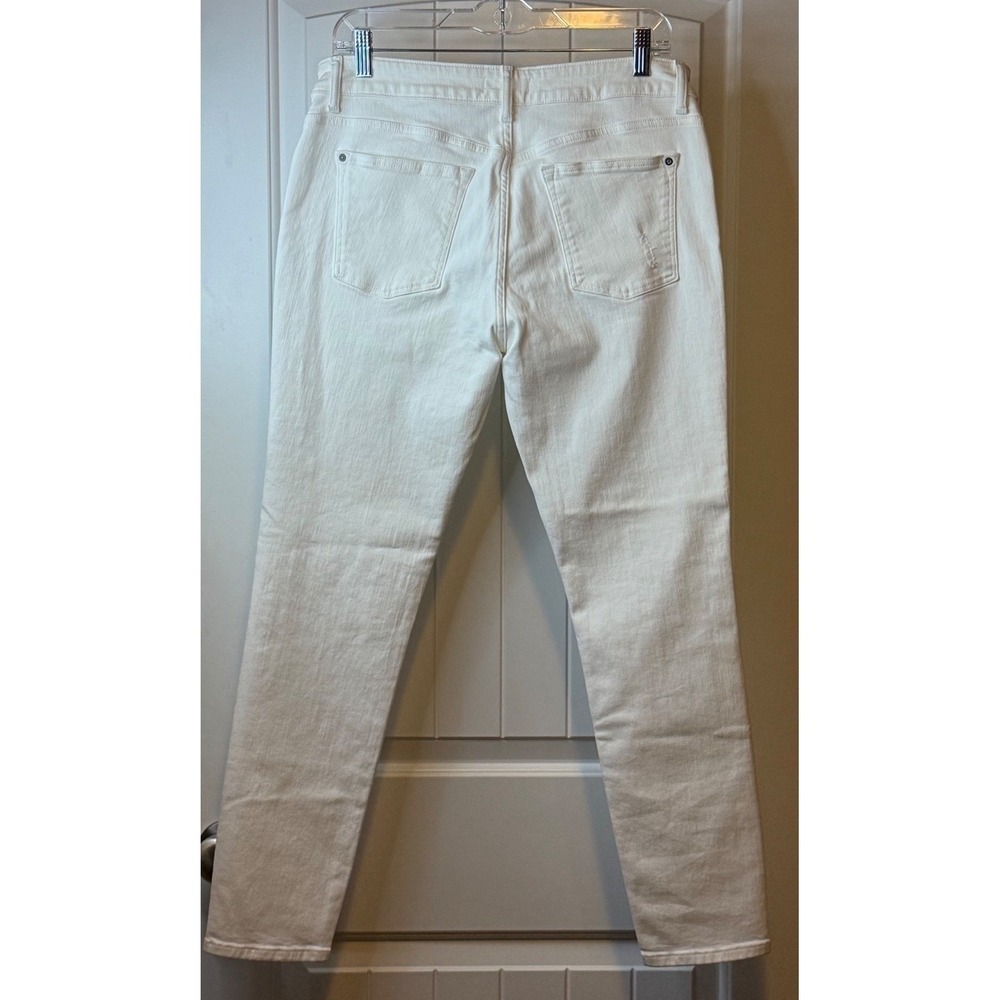 WARP+WEFT JFK New York City Skinny Jeans Women's‎ White Distressed Sz 32x29 - Picture 3 of 12